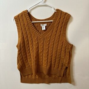 brown vest cottagecore